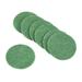 Uxcell 2cm Round Nonwoven Plant Pot Hole Pad Bottom Soil Mat Green 100 Pack