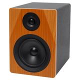 Rockville DPM5C 5.25 2-Way 150W Wood Active/Powered Studio Monitor Speaker