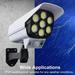 Outdoor PIR Motion Sensor Solar Lights Fake Security Camera CCTV Cam Flash Lights for Porch Garden Patio Driveway