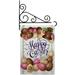 Easter Sweet Chocolate Garden Flag Set Spring 13 X18.5 Double-Sided Decorative Vertical Flags House Decoration Small Banner Yard Gift