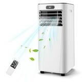 Giantex 3-in-1 Portable Air Conditioner w/Remote Control 10000 BTU AC Unit w/Cooling Dehumidifying Fan & Sleep Mode 24H Timer & LED Display Cools Up to 350 sq.ft Air Cooler w/ Window Kit