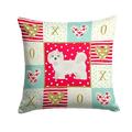 Kyi-Leo Love Fabric Decorative Pillow Red