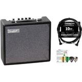 Sawtooth 10-Watt Electric Guitar Amplifier with ChromaCast Pro Series Instrument Cable and Pick Sampler