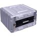 Crossrock Stackable 6U Rack Case Strong Molded with Heavy Duty Hardware Standard 19.25â€� Depth-Silver