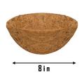 Vikakiooze Home Decor Hanging Basket Coconuts Fiber Planter Inserts Replacement Liner For Flower Pot