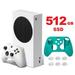 2022 Newest Xbox Series S Gaming Console System 512GB SSD White S Version W/Silicone Controller Cover Skin