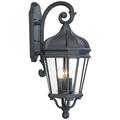 Minka Lavery Harrison 33 1/2 High Black Outdoor Wall Light