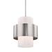 One Light Large Pendant 15.5 inches Wide By 28.5 inches High-Polished Nickel Finish Bailey Street Home 116-Bel-3366012