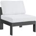 Meridian Furniture Nizuc White Outdoor Patio Armless Chair