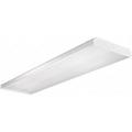 Cooper Lighting 4 Lamp 4 Ft. Long 32 Watt Surface Mounted Fluorescent Lamp Wraparound Light Fixture 120-277 Volt Electronic Ballast