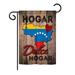 Ornament Collection - Country Venezuela Hogar Dulce Hogar Flags of the World - Everyday Nationality Impressions Decorative Vertical Garden Flag 13 x 18.5 Printed In USA