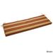 Blazing Needles 60-inch Indoor/Outdoor Bench Cushion - 60 Kingsley Stripe Ruby