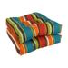 Blazing Needles 19-inch Square Indoor/Outdoor Chair Cushions (Set of 2) - 19 x 19 Westport Teal