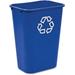 Rubbermaid Commercial Large Recycling Wastebasket - 10.30 gal Capacity - Rectangular - 19.9 Height x 11 Width - Plastic - 1 Each | Bundle of 5 Each