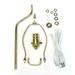 National Artcraft Lamp Making Kit With 12 H Offset Lamp Pipe Harp Cord And Socket Has All The Parts For Creating A New Lamp Or Repairing An Old One.