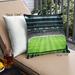 Ahgly Company Sports Soccer Outdoor Throw Pillow 18 inch by 18 inch