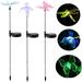 Solar Garden Stake Lights 3 Pack Solar Garden Lights Outdoor Multi-Color Changing LED Garden Lights Solar Butterfly Lights Outdoor for Pathway Garden Lawn Patio Driveway