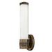 16W Led Small Wall Sconce in Modern-Mid-Century Modern-Industrial Style 4.75 inches Wide By 14.25 inches High-Champagne Bronze Finish Bailey Street