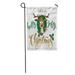 SIDONKU Red Christmas Funny Reindeer on Cute Deer Candy Cane Garden Flag Decorative Flag House Banner 12x18 inch