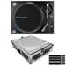 Pioneer DJ PLX-1000 Professional High Torque Direct Drive DJ Turntable with Protective Transport Case Package