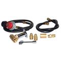 60 in. Adjustable Regulator Firepit Connection Kit Nylon