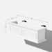 Veradek Brixton Railing Window Box 36 Planter White White