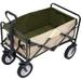 MIDUO Outdoor Collapsible Wagon Cart Folding Utility Garden Beach