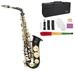 Glarry Adult Eb Alto Saxophone Kit w/ 11 Reeds Case Accessories for Student