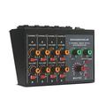 Farfi Portable Digital 8-Channel Stereo Sound Mixing Console Reverb Effect Audio Mixer