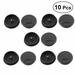 OUNONA 10pcs Office PC Computer Desk Grommet Cable Hole Cover 50mm Diameter (Black)