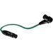 Coluber Cable Balanced XLR Cable Right Angle Male to Straight Female 6ft.