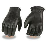 Milwaukee Leather SH865 Men s Black Thermal Lined Deerskin Motorcycle Hand Gloves W/ Sinch Wrist Closure 4X-Large