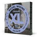 D Addario EXL116-3D Nickel Wound Electric Guitar Strings Medium Top/Heavy Bottom 11-52 3 Sets