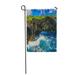 KDAGR Waves Breaking Rocks on Sunny Day During Spectacular Ocean View Road to Hana Maui Garden Flag Decorative Flag House Banner 28x40 inch