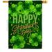 Breeze Decor St. Patty Cover Springtime Double-Sided Garden Decorative House Flag Multi Color