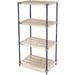 Nexel NexeliteÂ® 5 Tier Vented Plastic Mat Shelving Unit 30 W x 21 D x 63