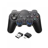 USB Wireless Gaming Controller Gamepad for PC/Laptop Computer(Windows XP/7/8/10) & PS3 & Android & Steam - [Black]
