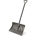 Suncast SC2700 20-Inch Snow Shovel/Pusher Combo with Wear Strip and D-Grip Handle Gray