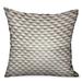 24 x 24 in. Monroe Bisque Brown Dobby Luxury Outdoor & Indoor Throw Pillow