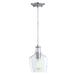Forte Lighting - Milo - 1 Light Pendant In Classic Style-9.75 Inches Tall and