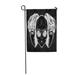 SIDONKU Portriat of The Extraordinary Alien from Outer Space Face Garden Flag Decorative Flag House Banner 28x40 inch