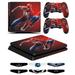 GameXcel Vinyl Decal Protective Cover Wrap Sticker for Sony PS4 Slim Console and Wireless Controller(Marvelâ€™s Spider-Man)