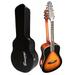 12/6 Strings Acoustic Double Neck Double Sided Busuyi Guitar 2021 NPT With Hard Case