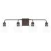 Capital Lighting 120041-426 Tanner 4 Light 34 Wide Bathroom Vanity Light Bronze Indoor Lighting Bathroom Fixtures Vanity Light