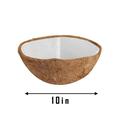 Vikakiooze Home Decor Hanging Basket Coconuts Fiber Planter Inserts Replacement Liner For Flower Pot