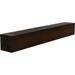 Ekena Millwork 8 H x 8 D x 60 W Rough Cedar Faux Wood Fireplace Mantel Premium Mahogany