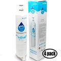 4-Pack Replacement for KitchenAid KSRB22FHSS01 Refrigerator Water Filter - Compatible with KitchenAid 4396508 4396509 4396510 Fridge Water Filter Cartridge - Denali Pure Brand