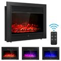 YouLoveIt Electric Fireplace Insert 28.5 Christmas Realistic Flames Electric Fireplace Remote Control for TV Stands Mantels & Living Room