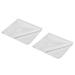 Uxcell Guitar Cleaning Cloths 12 x 12 Inch Plush Polishing Cloths for Musical Instrument Guitar Piano Grey 2 Pack