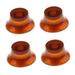 4 Pieces Top Guitar Control Knobs Durable Exquisite Computer Adjustable Design